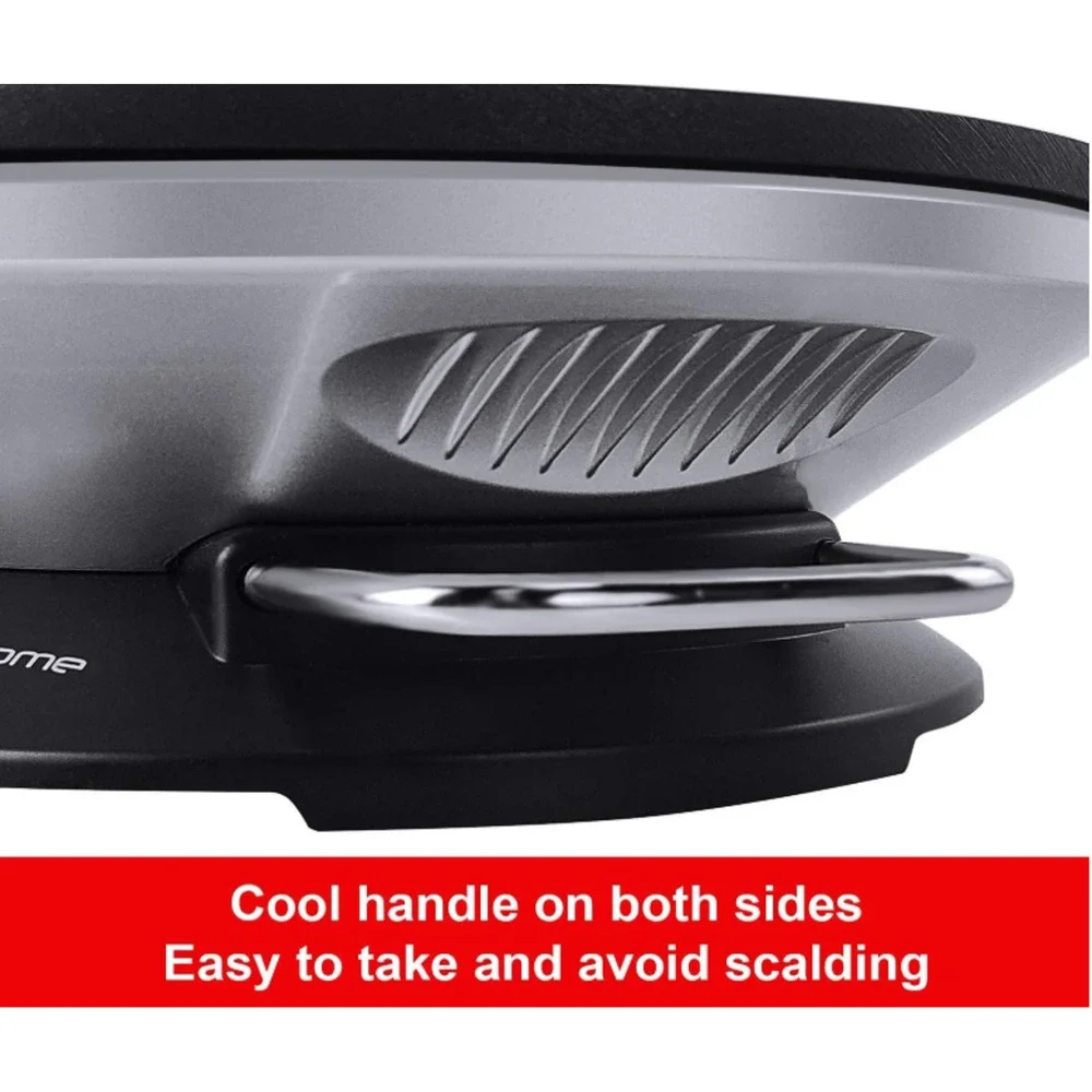 Health and Home Crepe Maker - 13 Inch Crepe Maker & Electric Griddle & Non-stick